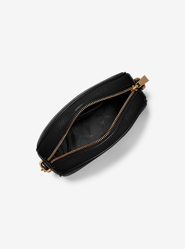 MICHAEL KORS Jet Set Crossbody Negra y Dorado