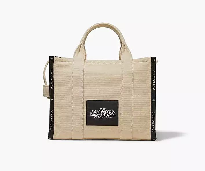 Marc Jacobs THE MEDIUM TOTE JAQUAR BEIGE NEGRO